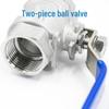 HK-555 Stainless Steel Two-Piece Ball Valve