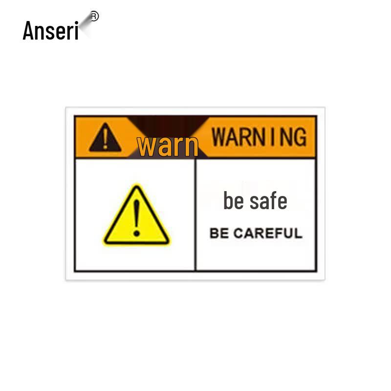 Ansell Mechanical Equipment Safety Warning Sign Caution Safety
