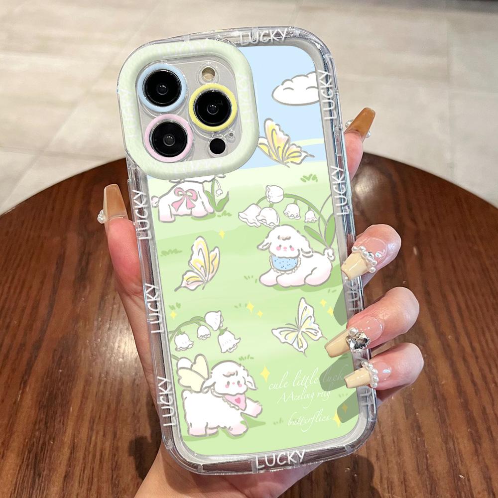 Милый чехол для телефона с изображением кота для iPhone 16 Pro, чехол для iPhone 13 11 15 12 14 Pro Max 7 8 16 Plus XR X XS SE, мягкий противоударный чехол Funda