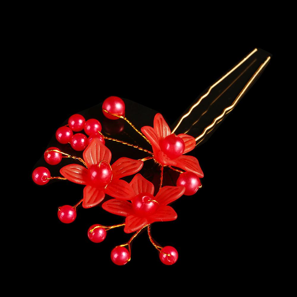 Festival Wedding Plait Hairpin Accessories Beautiful Headdress Hair Clip Bride Hairpin Flower Hairpin