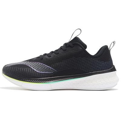 Li Ning Red Rabbit 5 Pro Hafif Yarış Yastıklama Dayanıklı Kaymaz Düşük Bilekli Koşu Ayakkabısı Erkek spor ayakkabı Siyah ARMS003-17