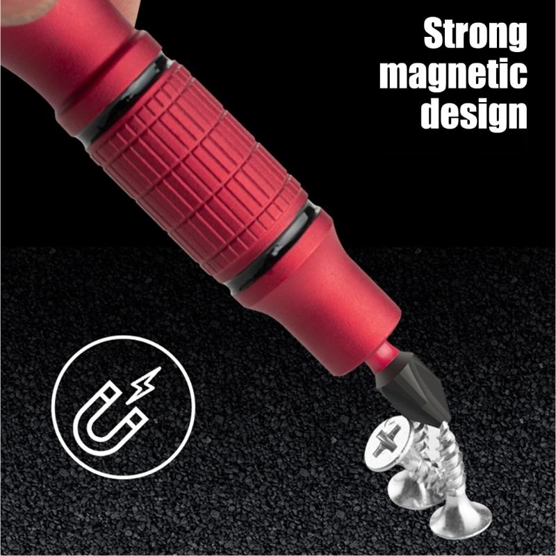 Multipurpose Aluminum Alloy Screwdriver Kit Magnetic Tip 6.35mm Standard Shank For Phone Tablet Home Appliance Repair