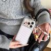 Red Heart Bear Charm Phone Case for iPhone 17/16 Pro Max/15/14