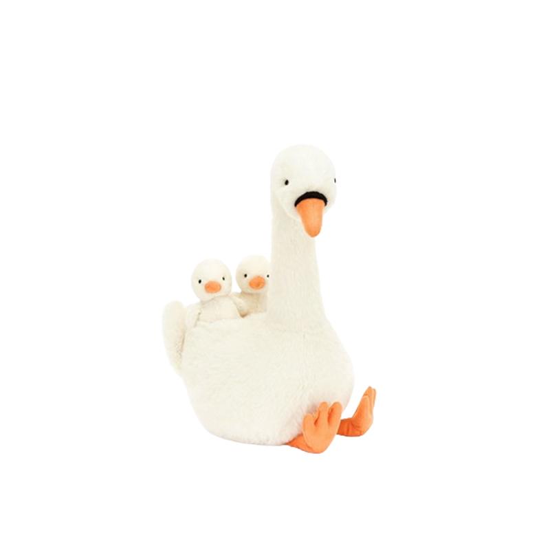 JELLYCAT Bird Series Winged Carrying Swan Companion and Comfort Doll Plush Doll 39cm Height