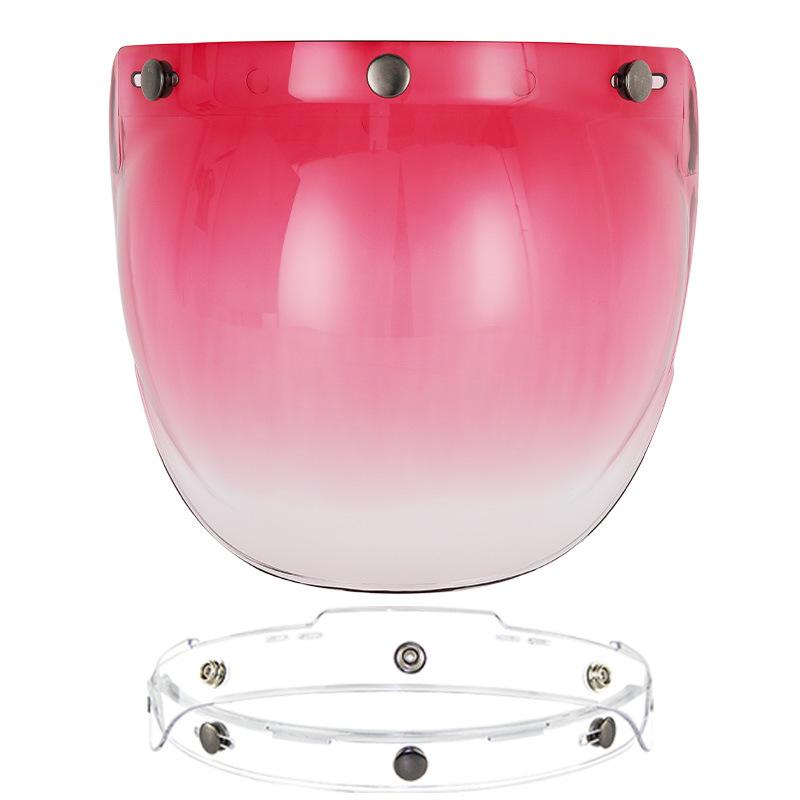 Popular Retro Motorcycle Helmet with Bubble Visor and Frame