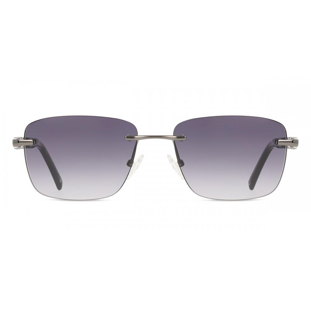 

Безободковые квадратные солнцезащитные очки цвета оружейной стали Smartbuy Collection Oasis Jst 163 008 Модные унисекс 56-18-140