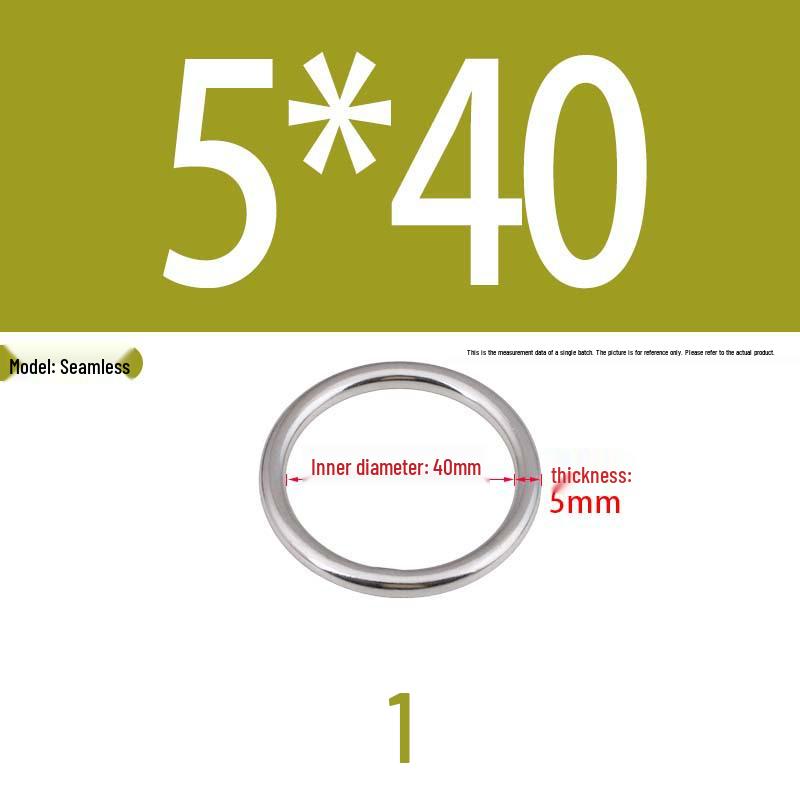 304 Stainless Steel Seamless O-Ring for Lifting and Hammock Yoga Connection