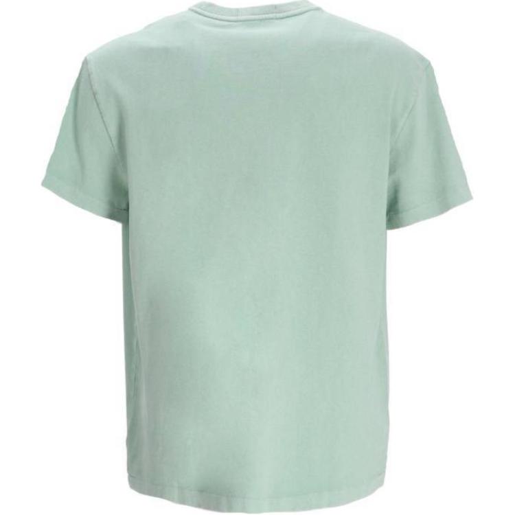 Polo Ralph Lauren Logo Vyšívané Tričko s Krátkým Rukávem a Kulatým Výstřihem Pánské Topy Zelené 710941870-001