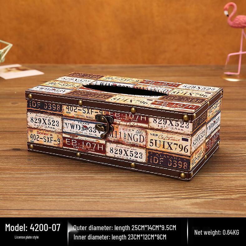 British-Style Waterproof Cylinder Tissue Box for Home, Car, or Restaurant