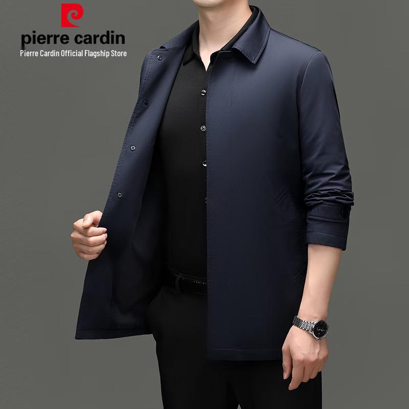 Pierre Cardin Men's 100% Cotton Mid-length Casual Jacket