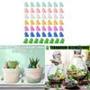 50Pcs Miniature Resin Frog Figurines Miniature Landscape Miniature Garden Frog Ornaments Frog DIY Craft Decorative Ornaments