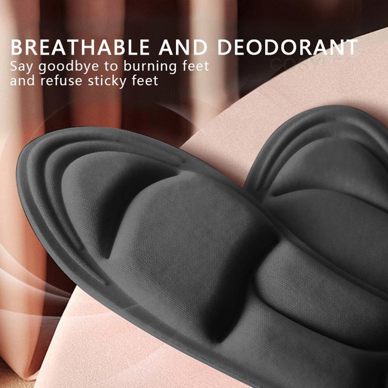 2Pairs  High Elasticity Soft Sole Sports Insole, Comfortable And Breathable To Step On, Sweat Absorbing And Odor Proof Foot Insole