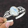 Blue Scheelite Bangle 925 Sterling Silver Cuff Bracelet Original Gemstone Bangle Handmade Jewelry Adjustable Bangle Stylish Jewelry For Gift