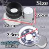 Phoenix Small Magnifying Glass for Jewelry Appraisal, Proofreading, and Reviewing [20x Magnification] High Magnification, Powerful Illumination, and