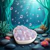 20Pcs Purple Glass Marbles Luminous Glass Ball Colorful Glass Marbles Vase Filler Fish Tank Home Decor DIY Jewelry Accessories Aquarium Décor