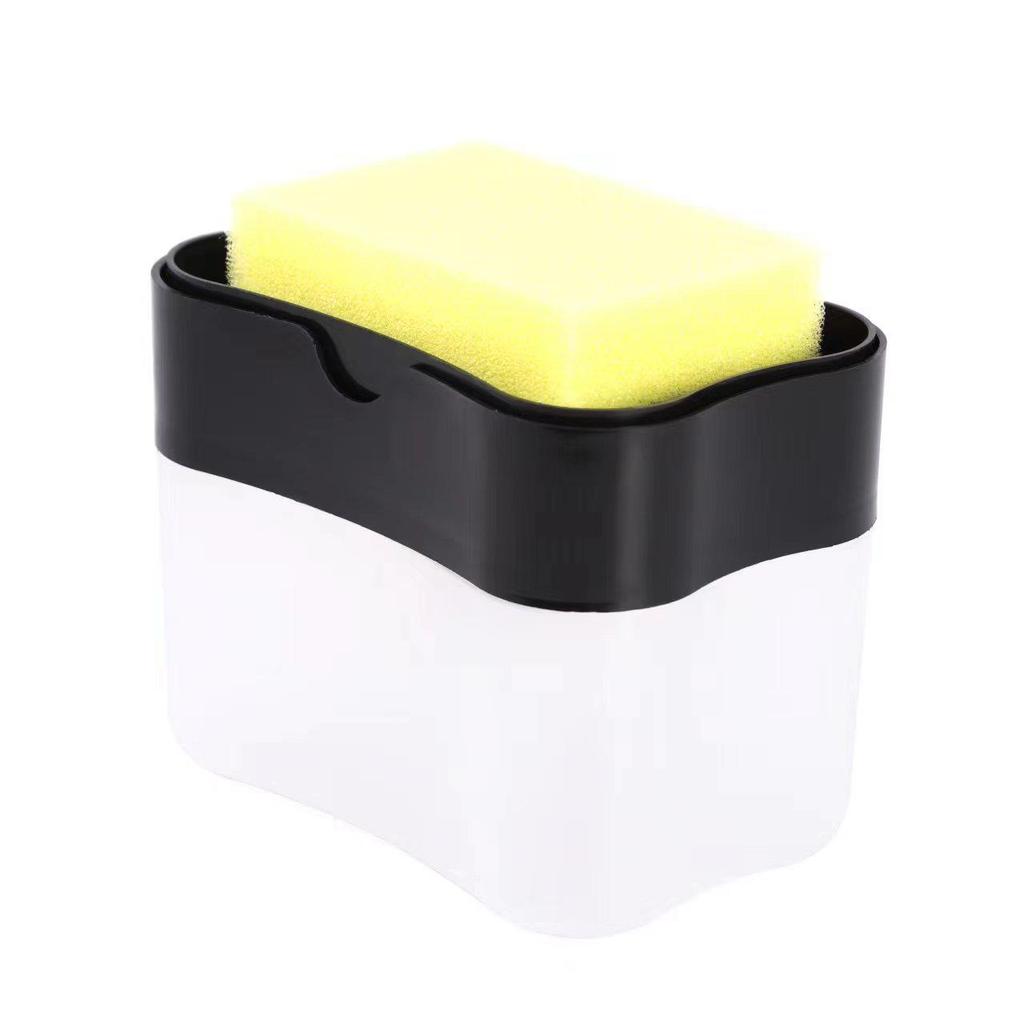 Dávkovač mycího prostředku na nádobí s pumpičkou: Plastové mýdlo na ruce a čisticí nástroj