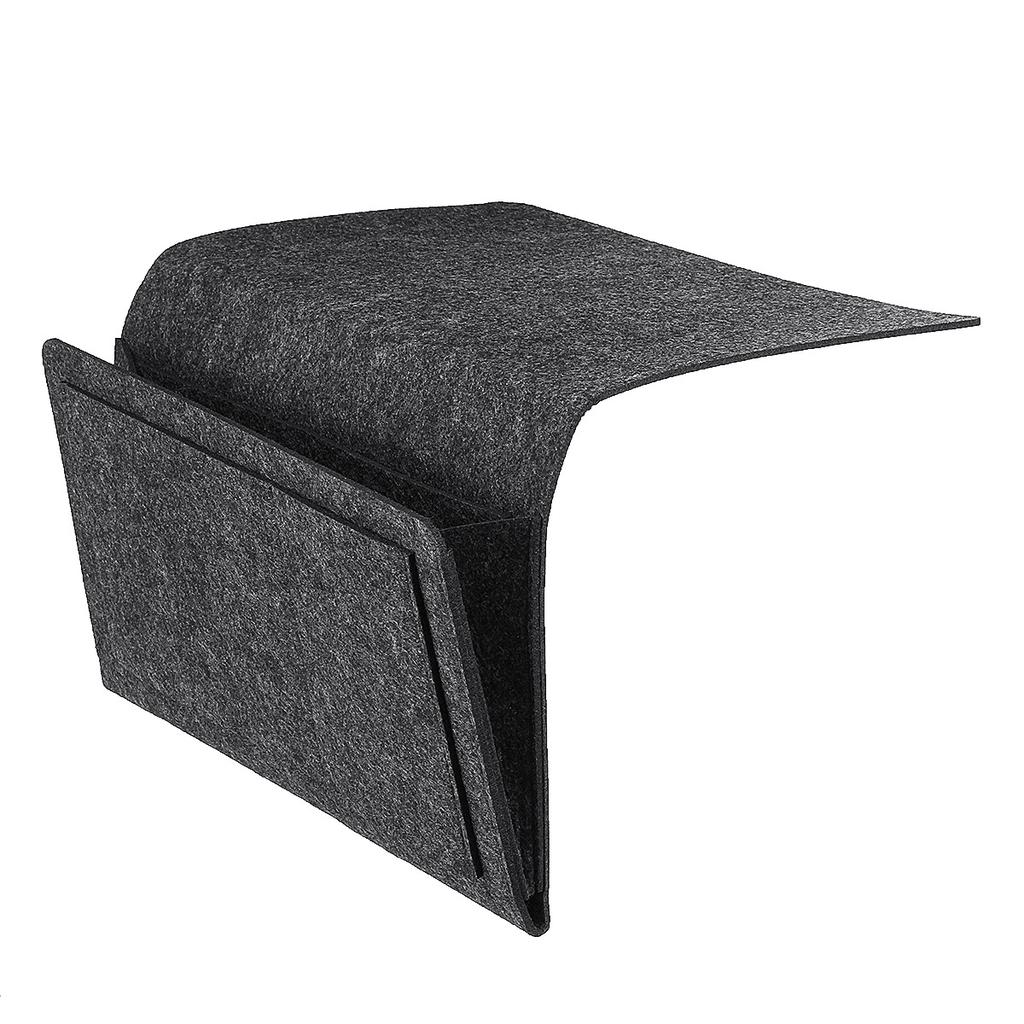 Poche en feutre pour lit Support de téléphone pour accoudoir de canapé Sac  suspendu Organisateur de rangement de chevet Paniers muraux Support pour  cigarette électronique – acheter aux petits prix dans la
