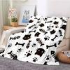 Cute Cat Series Printed Blanket for Sofa Bed Travel Camping Living Room Office Conditioning Blanket for All Seasons Gifts