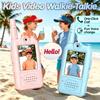 2PCS Airiton Kids Video Walkie Talkie Upgrade JK200 No Internet Connection with Camera For Outdoor Children Summer Holiday