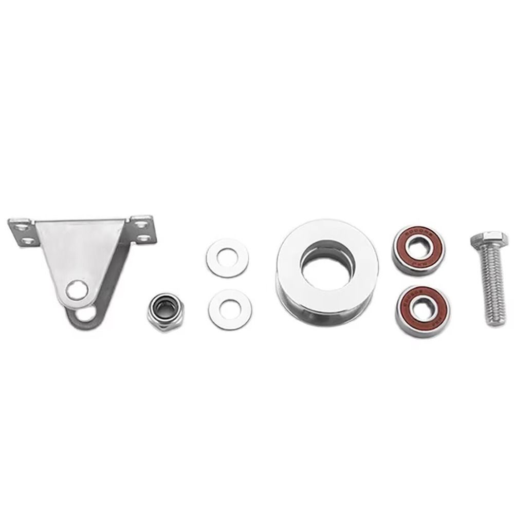 1Pcs Track Wheel Bearing Pulley 304/201 Stainless Steel U/V/H Shaped Sliding Door Rollers Thickened 48 Wheel Rigid Caster