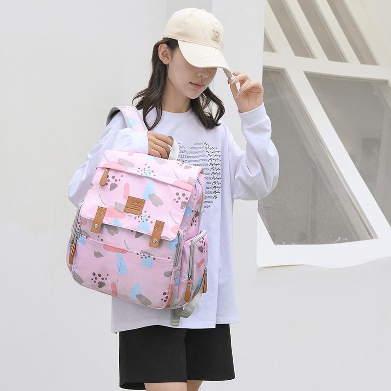 Trendy Mommy Bag New Year Fashionable Multi Functional Large Capacity Mom and Baby Portable Outing Mother and Baby Bag