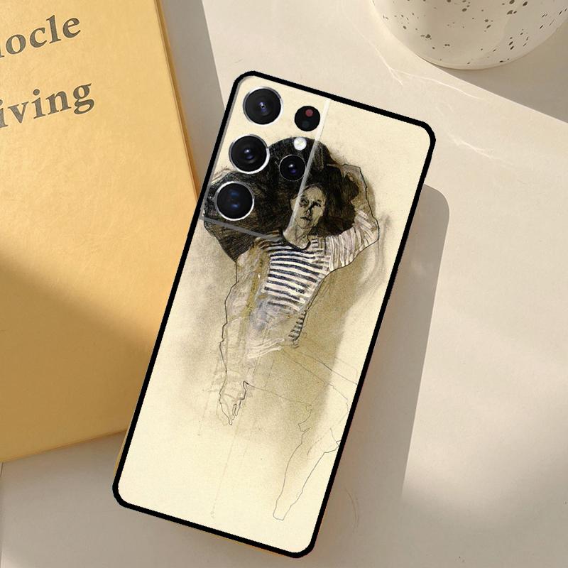 Egon Schiele Phone Case For Samsung Galaxy S25 S20 S21 S22 S23 S24 Ultra S9 S10 Plus S25 FE Cover Shell