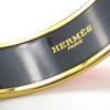 Used HERMES Bangle Emilel GM Metal 32.9g Orange Bracelet