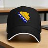 Bosnia and Herzegovina Flag Casual Baseball Cap Outdoor Gym Trucker Hat Summer SunProof FeUnisex Unisex Vintage Baseball Caps