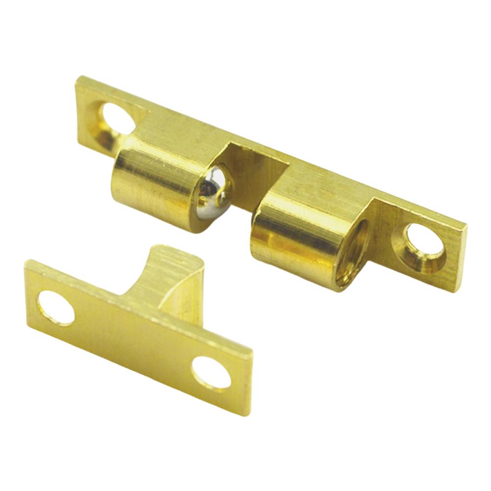 4pcs Copper Cabinet Door Bead Buckle with Dual Spring Tension System and Steel Ball Reinforcement for Durability