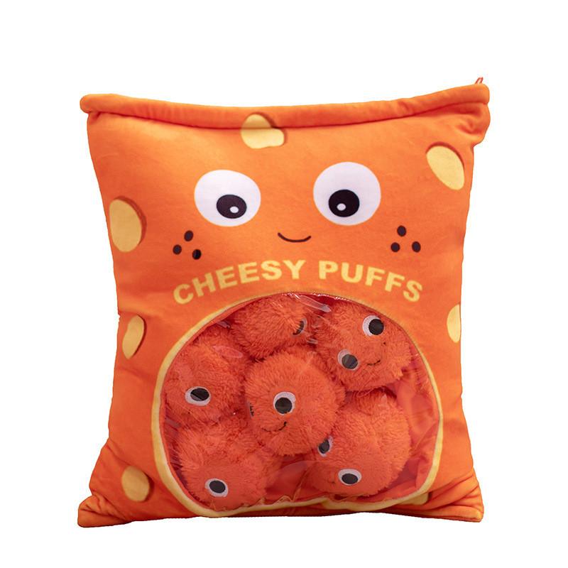 Morbido Peluche Gonfio a Forma di Snack con Imbottitura in Cotone PP per Ragazze Idea Regalo