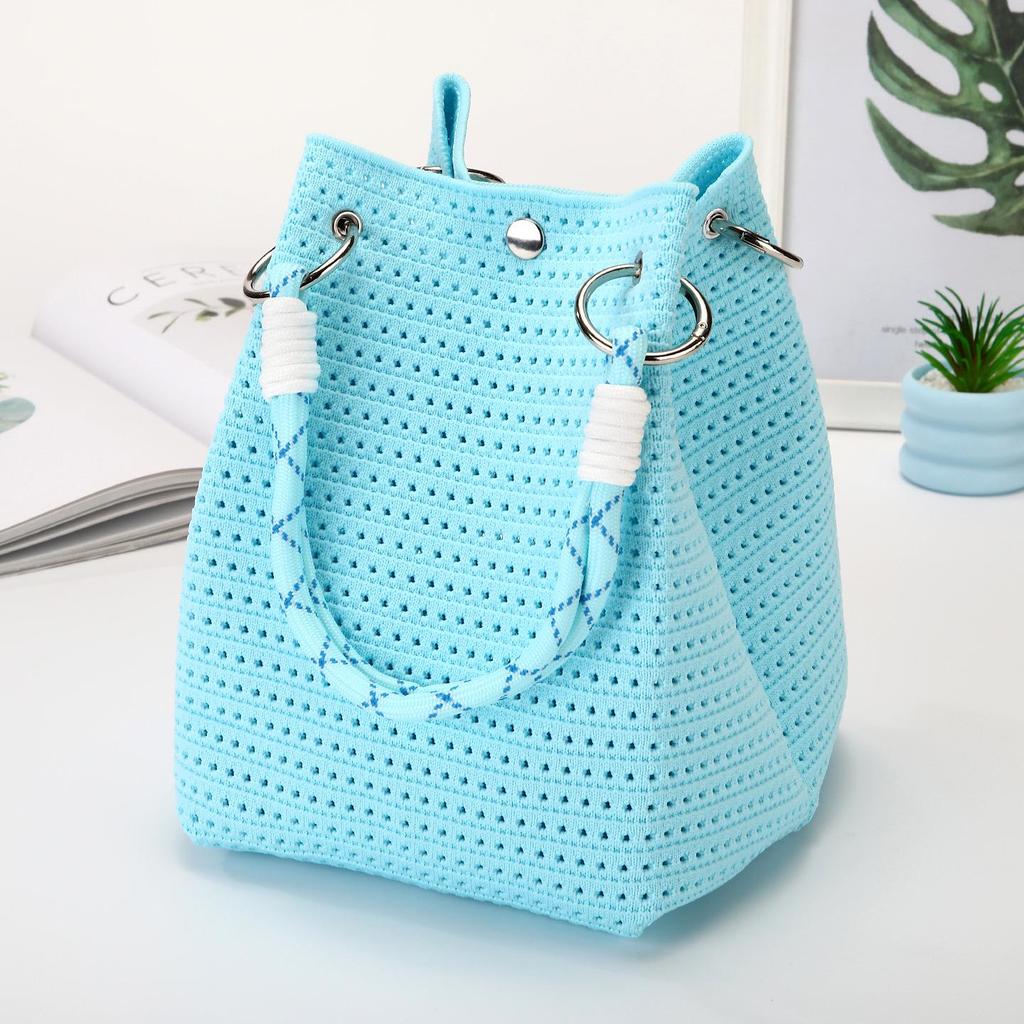 Stylish Women's Knitted Bucket Handbag – Casual, Versatile & Portable