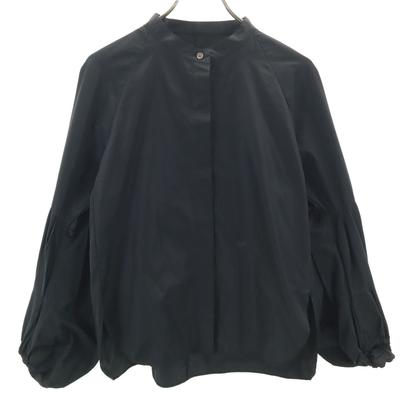 COCUCA Long Sleeve Band Collar Shirt Black Series Women Used