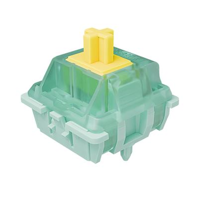 Teclado Gateron Jade Yellow Pro Linear 55gf LED RGB Pré-lubrificado 5 Pinos Interruptor de Tecla para Teclado Mecânico, (36 Peças)