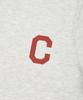 COVERNAT WOMAN Crop Cool Cotton C-Logo T-Shirt Oatmeal