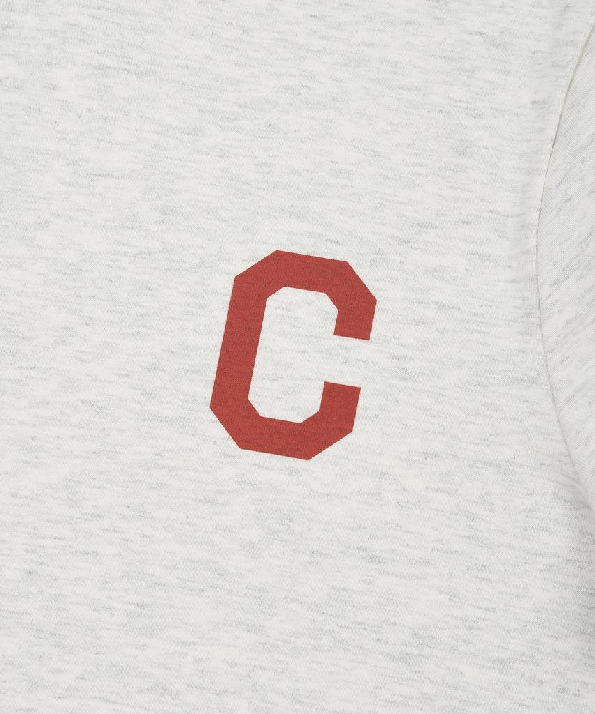 COVERNAT WOMAN Crop Cool Cotton C-Logo T-Shirt Oatmeal