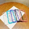 New Solid Color Border Four Corner Anti Fall HD Transparent Bumper Phone Case For iPhone 17 Pro Max Air 15 12 13 14 16 Pro Max