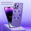 Luxury Plating Silicone For Magsafe Magnetic Wireless Charging Case For iPhone 16 15 14 Plus 13 12 11 Pro Max Lens Protector Phone Cover