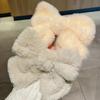 Autumn and  Winter Enlarged Plush Bow Girl's Hair Clip for Women's Fashion Soft  Warm High Grade Sweet Elegant Hairs Accessories