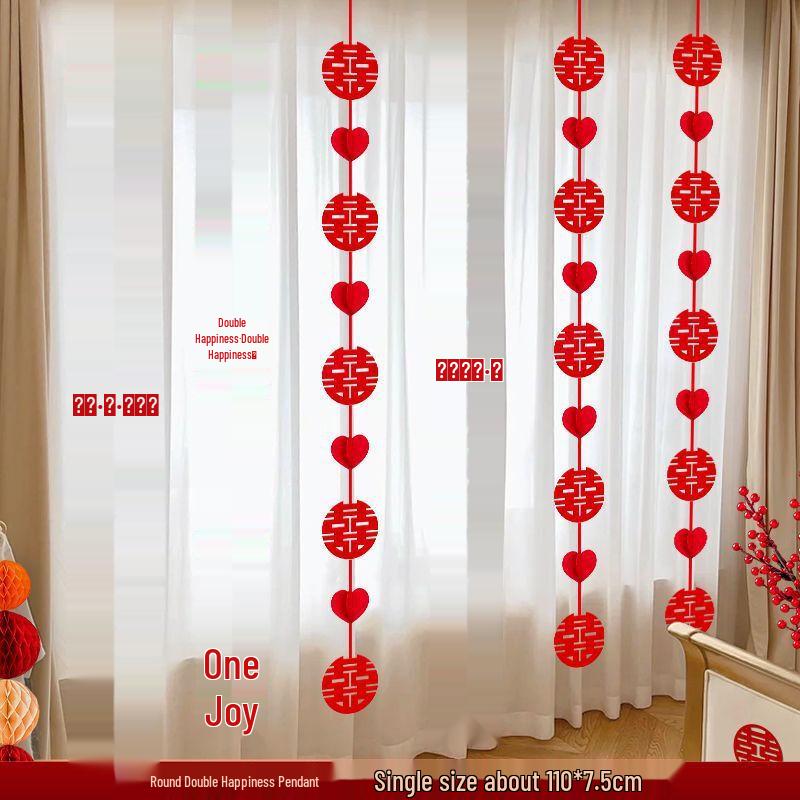 Wedding Room Bamboo Hanging Garland Set