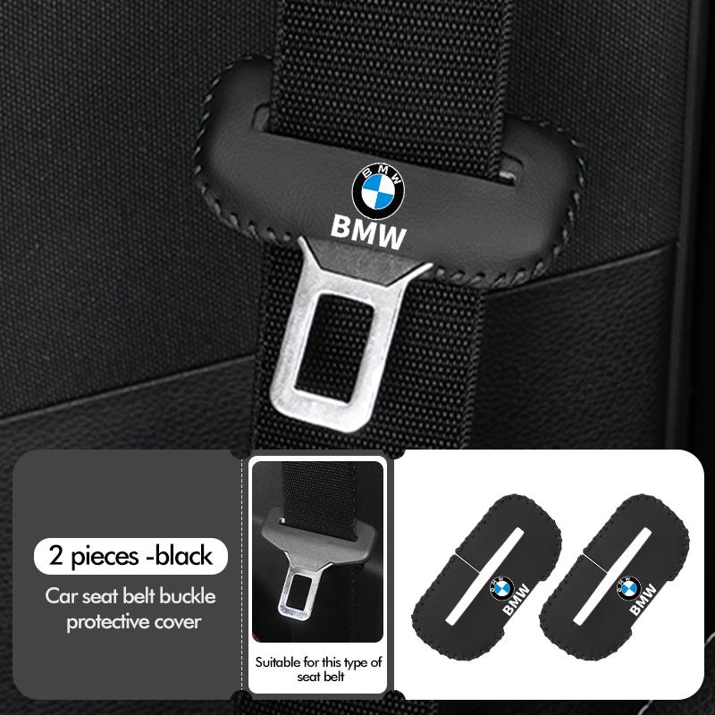 1/2/5pcs Auto Leather Belt Buckle Protector Durable Guard Cover For BMW E93 F10 F20 F30 F40 F15 F25 F26 F31 F49 F86 M3 M5 X3 E90