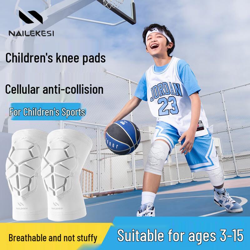 

NILIKES Kids Sports Honeycomb Anti-Collision Knee Pads M Pair