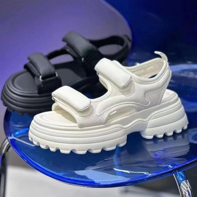 Platform casual sandals women wear summer new versatile Velcro muffin sports beach sandals women