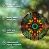 10 Inch Metal Mandala Wind Spinner with 360 Rotating Hook for Garden Balcony Yard Outdoor Decoration Thanksgiving Christmas Gift