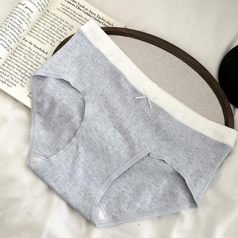 Ladies Spring and Summer Thin New Pure Cotton 10a Antibacterial Briefs