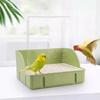 Parrot Bathtub Automatic Circulating Water Birds Shower Bath for Small Medium Birds Parakeets Cockatiel African Grey Lovebird