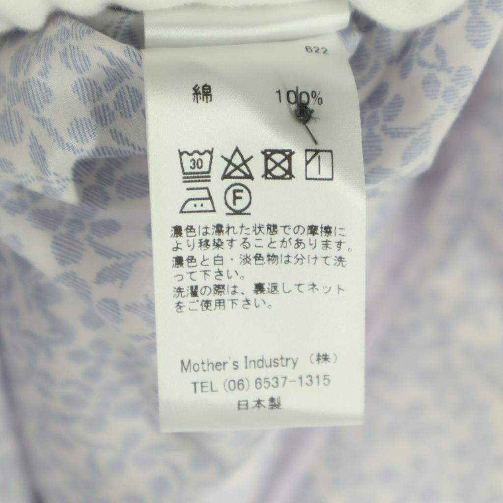 MidiUmi Made In Japan Overall Handle Long Sleeve No Color Shirt Blue Women Used