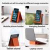 Soporte plegable de silicona para teléfono, tableta y portátil, diseño creativo universal