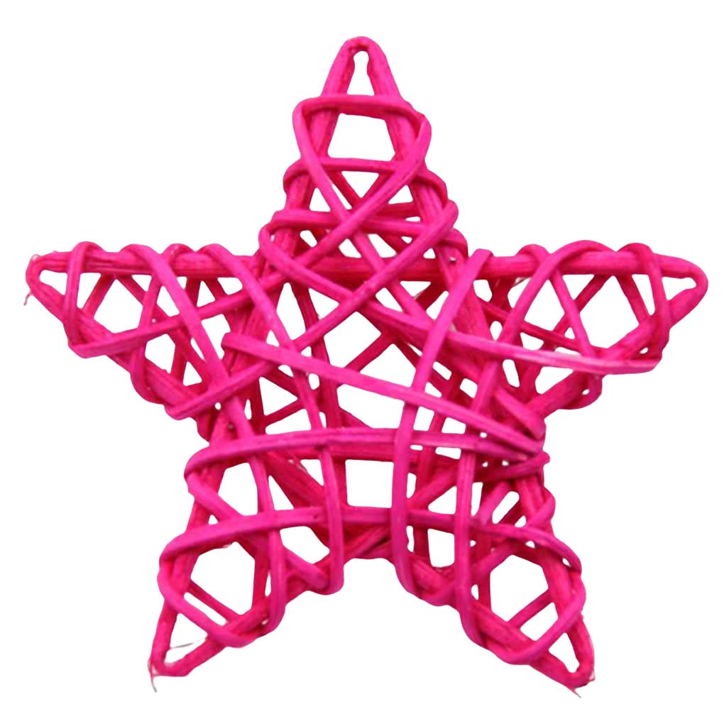 

5X Прекрасные украшения из ротанга в виде звездочек для рождественской вечеринки по случаю дня рождения 6 см no1