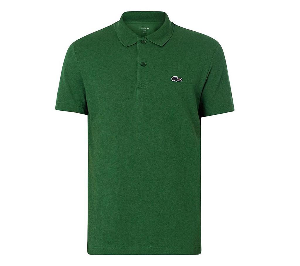 Lacoste Polo Shirt - Men's Polo Shirt Cotton Green DH5522-132 Regular-Fit ORIGINAL