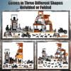 Non-Toxic New Military Base Fortification Building Blocks Set Military Accessories Ww2 Army Supplies Guns Buiding Models Toys For Kids